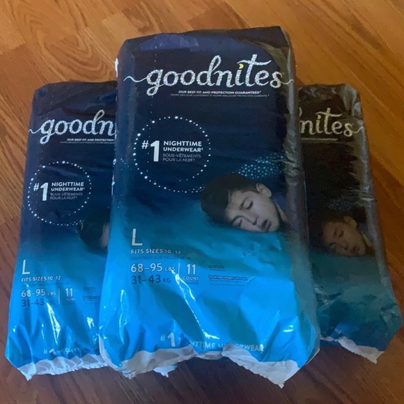 Other Nwt Goodnites Bedwetting Underwear 3 Pack Poshmark